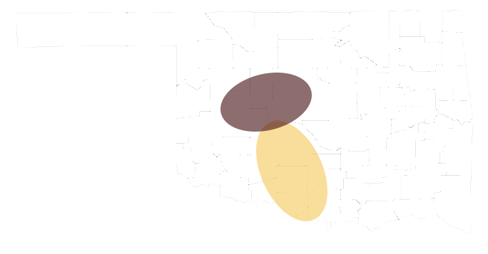 Oklahoma SCOOP & STACK Map